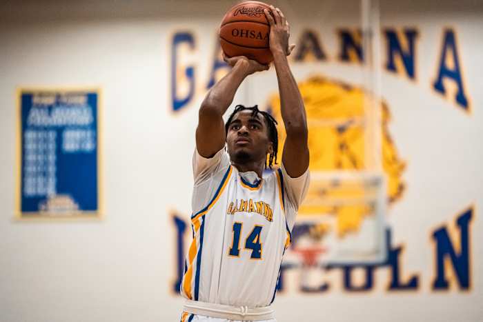 Gahanna Lincoln vs Pickerington Central boys basketball 0217223 Gabe Haferman23